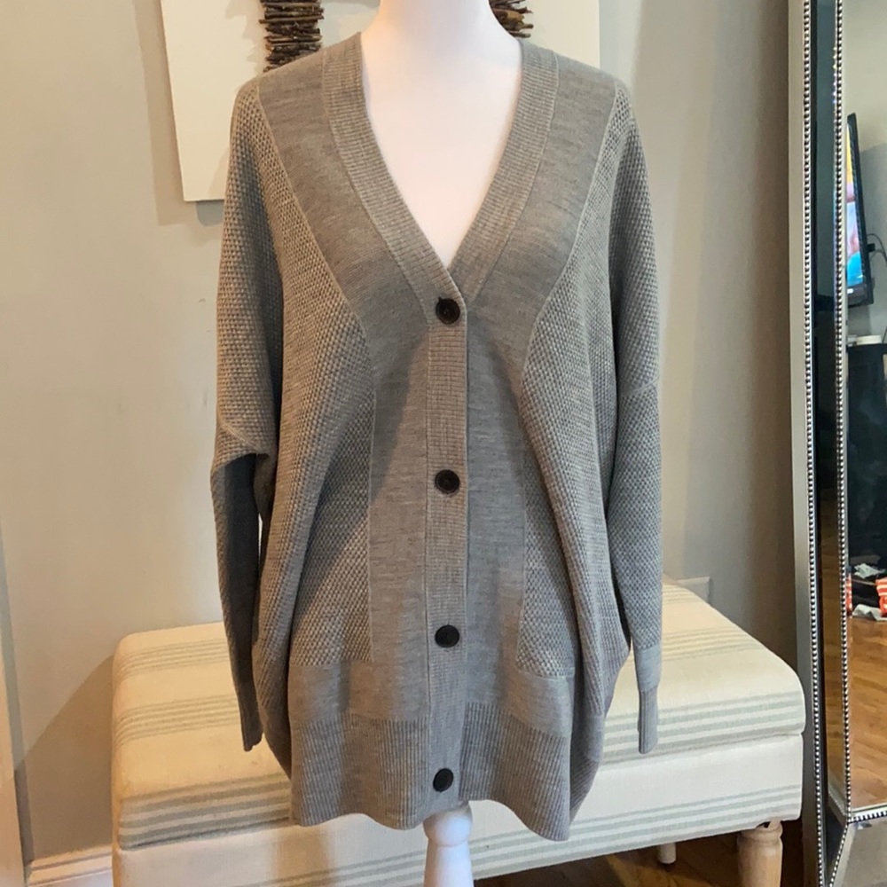 NWT VINCE Gray, Cardigan Sweater